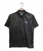 UNDER ARMOURアンダーアーマー）の古着「ポロシャツ」｜ブラック