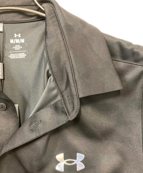 UNDER ARMOUR（アンダーアーマー）UNDER ARMOUR (アンダーアーマー) ポロシャツ ブラック サイズ:Mの古着・服飾アイテム