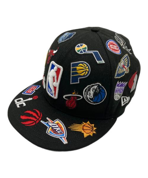 New Era（ニューエラ）New Era (ニューエラ) 59FIFTY NBA ALL LOGOS ブラック サイズ:58.7の古着・服飾アイテム