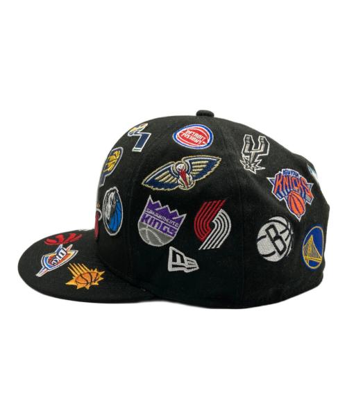 New Era（ニューエラ）New Era (ニューエラ) 59FIFTY NBA ALL LOGOS ブラック サイズ:58.7の古着・服飾アイテム