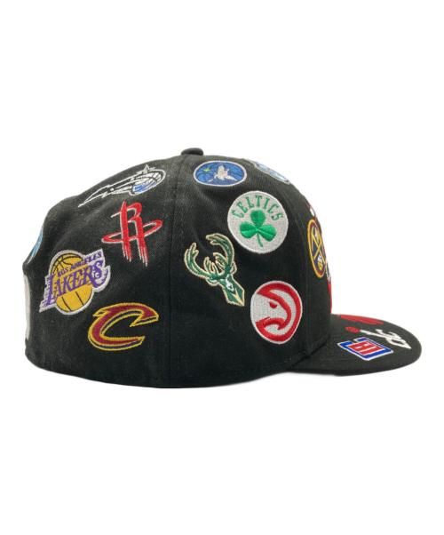 New Era（ニューエラ）New Era (ニューエラ) 59FIFTY NBA ALL LOGOS ブラック サイズ:58.7の古着・服飾アイテム