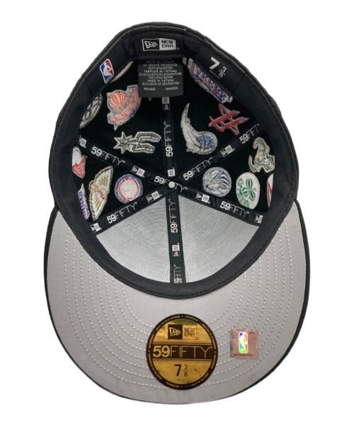 New Era（ニューエラ）New Era (ニューエラ) 59FIFTY NBA ALL LOGOS ブラック サイズ:58.7の古着・服飾アイテム