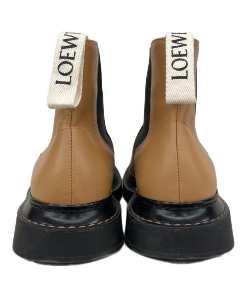 LOEWE（ロエベ）LOEWE (ロエベ) サイドゴアブーツ ベージュ サイズ:39の古着・服飾アイテム