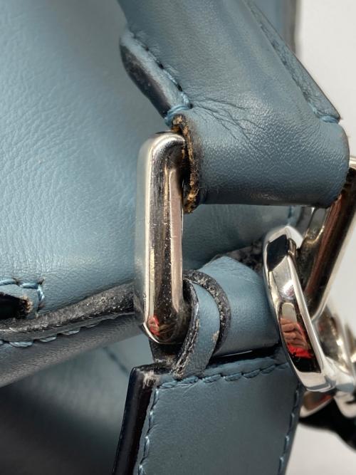 LOEWE（ロエベ）LOEWE (ロエベ) パズルバッグ ミディアム ブルーの古着・服飾アイテム