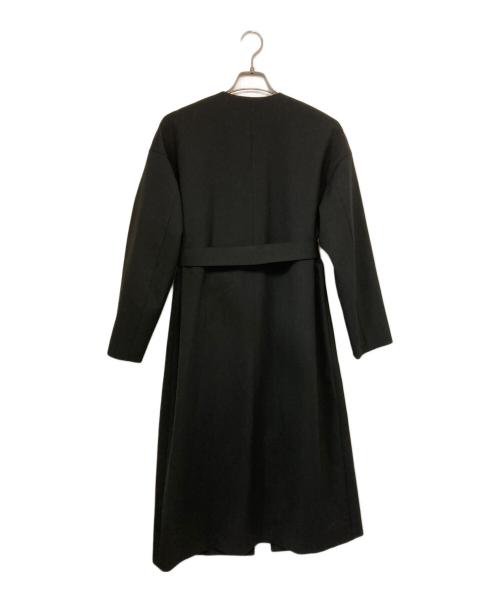 theory luxe（セオリーリュクス）theory luxe (セオリーリュクス) ELIZABETTA FROST STRETCH / ベルテッドトッパーコート ブラック サイズ:38の古着・服飾アイテム