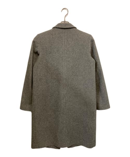 theory luxe（セオリーリュクス）theory luxe (セオリーリュクス) UNITY LAMB MELTON /ラムウールメルトンコート グレー サイズ:40の古着・服飾アイテム