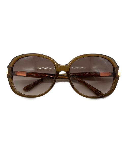 Chloe（クロエ）Chloe (クロエ) ラウンドサングラス ピンク×ブラウン サイズ:52?22-145の古着・服飾アイテム