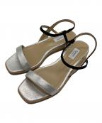 SUNNY PELLICOサニーペリコー）の古着「ストラップサンダル」｜シルバー