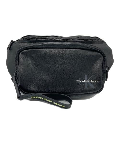 ck Calvin Klein（シーケーカルバンクライン）ck Calvin Klein (シーケーカルバンクライン) ウエストバッグ ブラックの古着・服飾アイテム