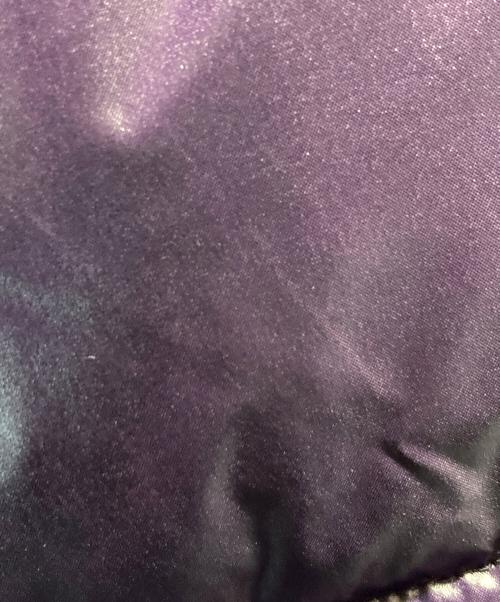 BURBERRY BLACK LABEL（バーバリーブラックレーベル）BURBERRY BLACK LABEL (バーバリーブラックレーベル) ファー付ダウンジャケット パープル サイズ:Ⅼの古着・服飾アイテム