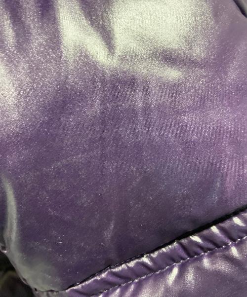 BURBERRY BLACK LABEL（バーバリーブラックレーベル）BURBERRY BLACK LABEL (バーバリーブラックレーベル) ファー付ダウンジャケット パープル サイズ:Ⅼの古着・服飾アイテム