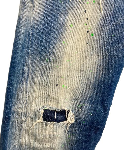 DSQUARED2（ディースクエアード）DSQUARED2 (ディースクエアード) SEXY TWIST JEANS インディゴ サイズ:42の古着・服飾アイテム