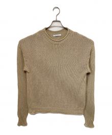 ETRE TOKYO（エトレトウキョウ）の古着「ボトルネックローゲージニットプルオーバ」｜ベージュ