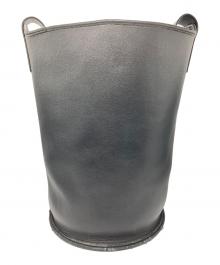 ETRE TOKYO（エトレトウキョウ）の古着「ラムレザーバケツバッグ」｜ブラック