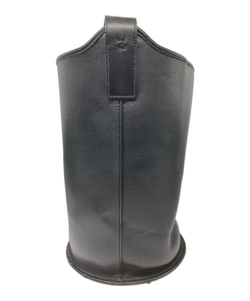 ETRE TOKYO（エトレトウキョウ）ETRE TOKYO (エトレトウキョウ) ラムレザーバケツバッグ ブラックの古着・服飾アイテム