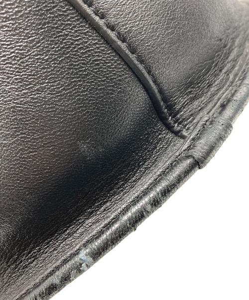 ETRE TOKYO（エトレトウキョウ）ETRE TOKYO (エトレトウキョウ) ラムレザーバケツバッグ ブラックの古着・服飾アイテム