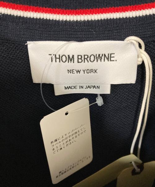 Thom Browne（トムブラウン）Thom Browne (トムブラウン) クラシック ループバック 4BAR スウェットシャツ ネイビー サイズ:5の古着・服飾アイテム