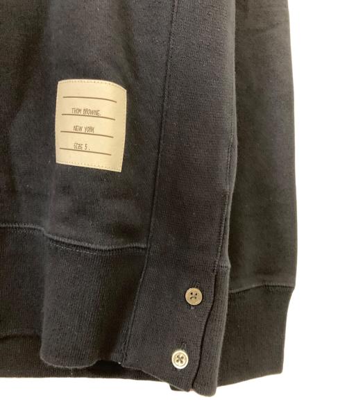 Thom Browne（トムブラウン）Thom Browne (トムブラウン) クラシック ループバック 4BAR スウェットシャツ ネイビー サイズ:5の古着・服飾アイテム