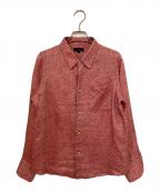 EFFE BEAMSエッフェ ビームス）の古着「リネンシャツ」｜レッド