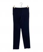 theoryセオリー）の古着「PADRA JN BOSHELL / サイドベルトリネン混イージーパンツ」｜ネイビー