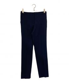 theory（セオリー）の古着「PADRA JN BOSHELL / サイドベルトリネン混イージーパンツ」｜ネイビー