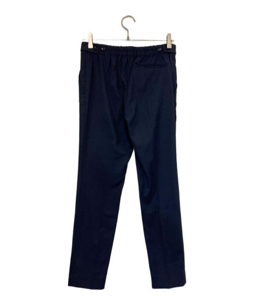 theory（セオリー）theory (セオリー) PADRA JN BOSHELL / サイドベルトリネン混イージーパンツ ネイビーの古着・服飾アイテム