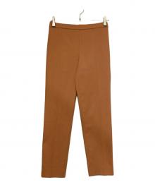 theory（セオリー）の古着「BASIC PULL O BOSHELL / リネン混イージーパンツ」｜オレンジ