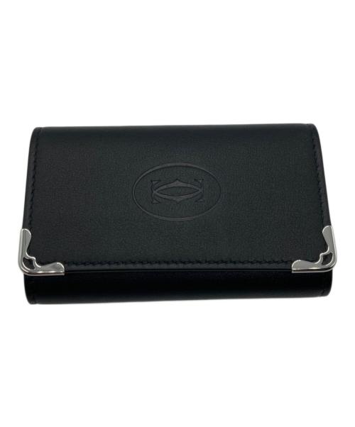Cartier（カルティエ）Cartier (カルティエ) Must de Cartier 6-key keyring/マスト ドゥ カルティエ 6キー キーホルダー ブラックの古着・服飾アイテム