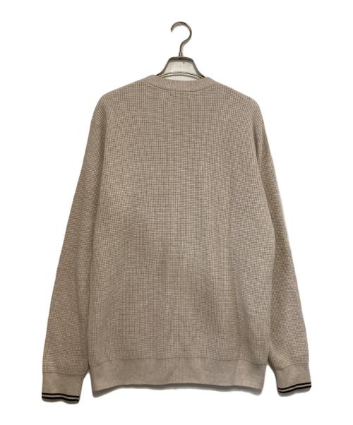 FRED PERRY（フレッドペリー）FRED PERRY (フレッドペリー) WAFFLE STITCH JUMPER ベージュ サイズ:Ｌの古着・服飾アイテム