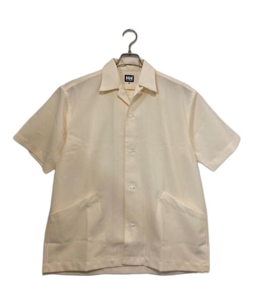 HELLY HANSEN（ヘリーハンセン）HELLY HANSEN (ヘリーハンセン) S/S マリンリゾートシャツ アイボリー サイズ:Mの古着・服飾アイテム