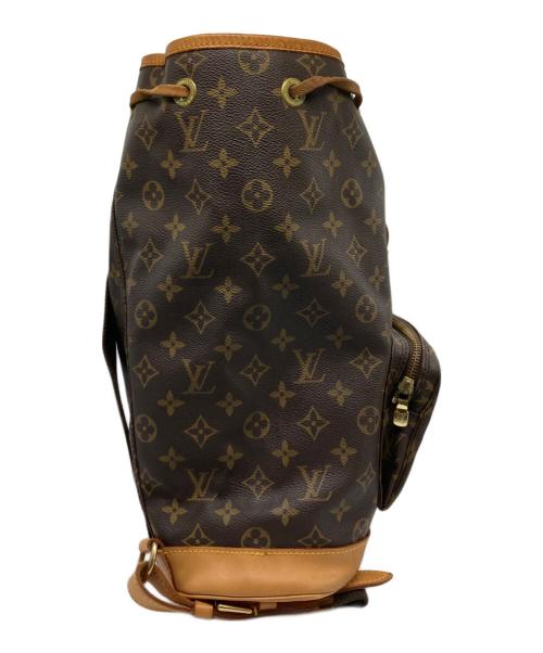 LOUIS VUITTON（ルイ ヴィトン）LOUIS VUITTON (ルイ ヴィトン) モンスリGM/モノグラムリュック ブラウンの古着・服飾アイテム