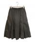 MARGARET HOWELL（マーガレットハウエル）の古着「SOFT DENSE COTTON フレアスカート」｜ブラック