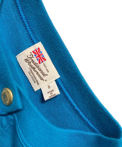 Traditional Weatherwear（トラディショナルウェザーウェア）Traditional Weatherwear (トラディショナルウェザーウェア) コットンカーディガン ブルー サイズ:Sの古着・服飾アイテム