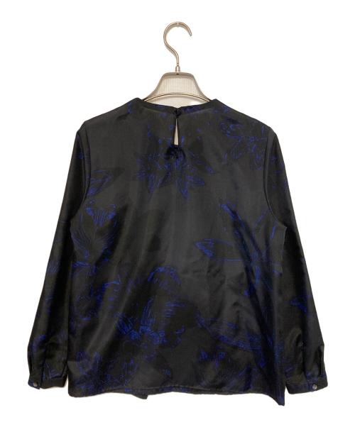 BALLSEY（ボールジィ）BALLSEY (ボールジィ) シルクブラウス ブラック サイズ:38の古着・服飾アイテム