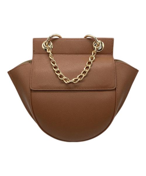 DIANA（ダイアナ）DIANA (ダイアナ) 2wayチェーンハンドバッグ ブラウンの古着・服飾アイテム