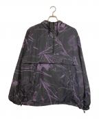 X-LARGEエクストララージ）の古着「PANELED ANORAK JACKET」｜パープル×ブラック