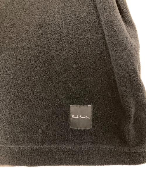 PAUL SMITH（ポールスミス）Paul Smith (ポールスミス) パイル地ポロシャツ ブラック サイズ:Mの古着・服飾アイテム