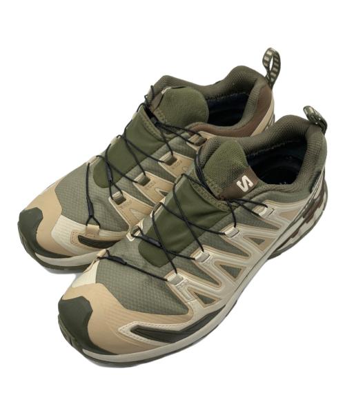SALOMON（サロモン）SALOMON (サロモン) XA PRO 3D GTX ベージュ×カーキ サイズ:26cmの古着・服飾アイテム