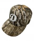 New Eraニューエラ）の古着「リアルツリーキャップ」｜ベージュ×ブラウン