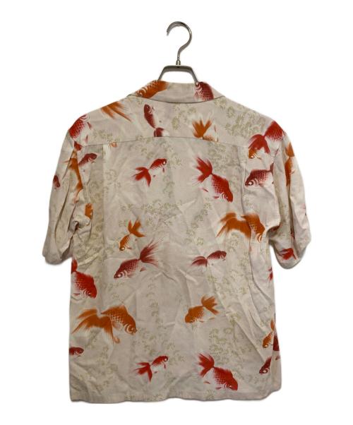 Sun Surf（サンサーフ）Sun Surf (サンサーフ) GOLD FISHアロハシャツ ベージュ サイズ:Ｓの古着・服飾アイテム