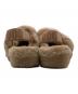 UGG (アグ) FLUFF YEAH SLIDE OMBRE ベージュ サイズ:23㎝：4000円