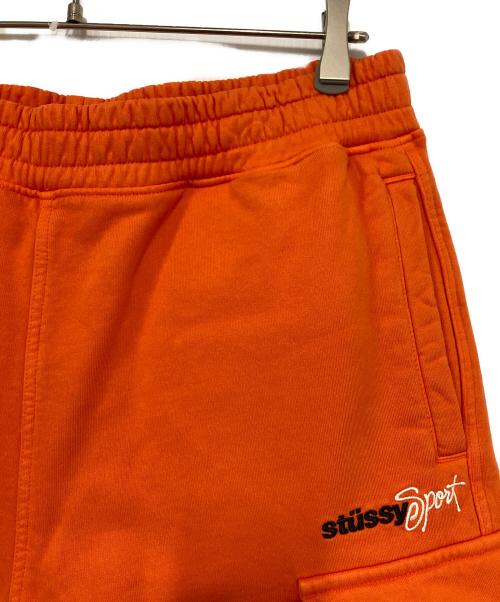 stussy（ステューシー）stussy (ステューシー) 23SS Sport Cargo Fleece Short / スウェットハーフカーゴパンツ オレンジ サイズ:Ｍの古着・服飾アイテム