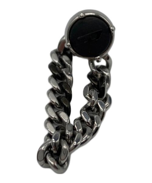 DIESEL（ディーゼル）DIESEL (ディーゼル) DX1500 チェーンピアス ブラック×シルバーの古着・服飾アイテム