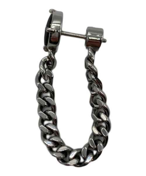 DIESEL（ディーゼル）DIESEL (ディーゼル) DX1500 チェーンピアス ブラック×シルバーの古着・服飾アイテム