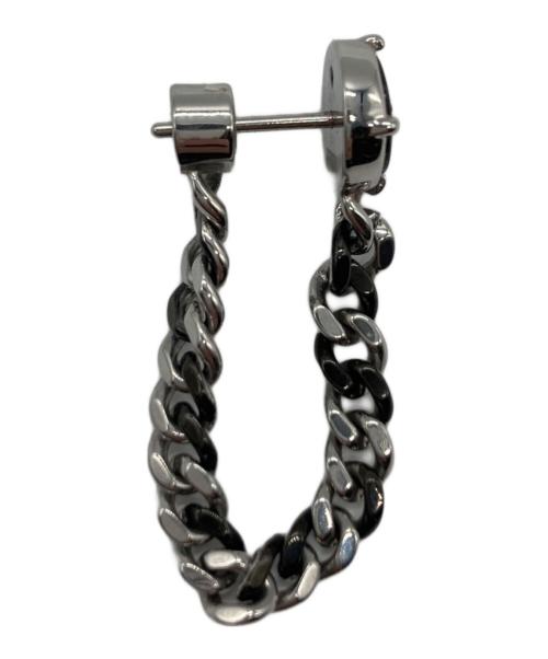 DIESEL（ディーゼル）DIESEL (ディーゼル) DX1500 チェーンピアス ブラック×シルバーの古着・服飾アイテム