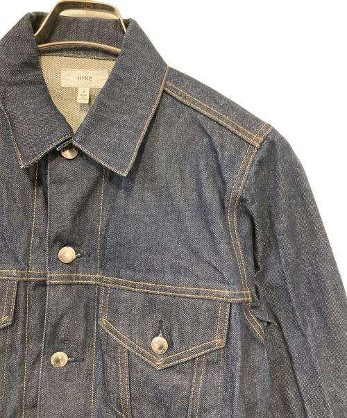 HYKE（ハイク）HYKE (ハイク) レギュラーシルエットデニムジャケット インディゴ サイズ:2の古着・服飾アイテム