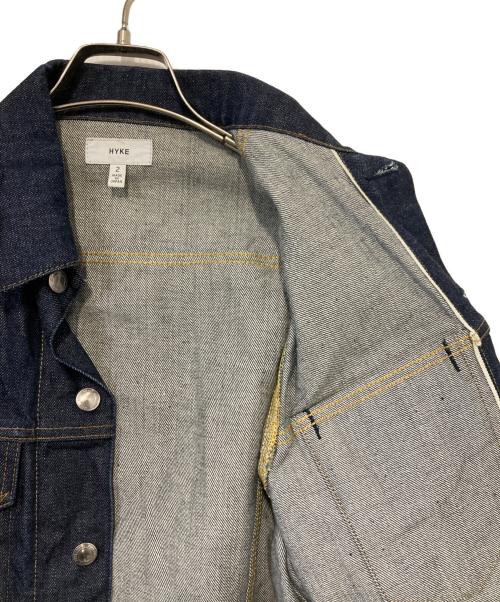 HYKE（ハイク）HYKE (ハイク) レギュラーシルエットデニムジャケット インディゴ サイズ:2の古着・服飾アイテム