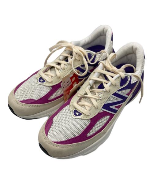NEW BALANCE（ニューバランス）NEW BALANCE (ニューバランス) U990TD6 BEIGE 23SS-I パープル×アイボリー サイズ:27.5cm 未使用品の古着・服飾アイテム
