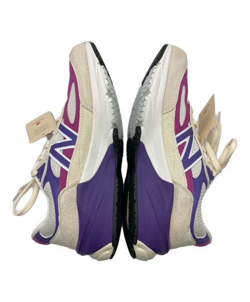 NEW BALANCE（ニューバランス）NEW BALANCE (ニューバランス) U990TD6 BEIGE 23SS-I パープル×アイボリー サイズ:27.5cm 未使用品の古着・服飾アイテム
