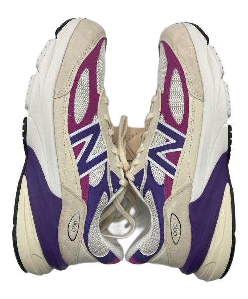NEW BALANCE（ニューバランス）NEW BALANCE (ニューバランス) U990TD6 BEIGE 23SS-I パープル×アイボリー サイズ:27.5cm 未使用品の古着・服飾アイテム